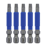 Wiha 70282 TerminatorBlue Impact Bit Square #2 - 2 Inch - 5 Pack