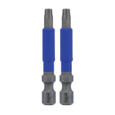 Wiha 70218 TerminatorBlue Impact Bit Torx T15 - 2 Inch - 2 Pack