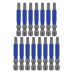 TerminatorBlue Impact Bit Square #2 - 2 Inch - 15 Pack