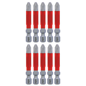 MaxxTor Impact Bit Phillips #2 - 49mm - 10 Pack