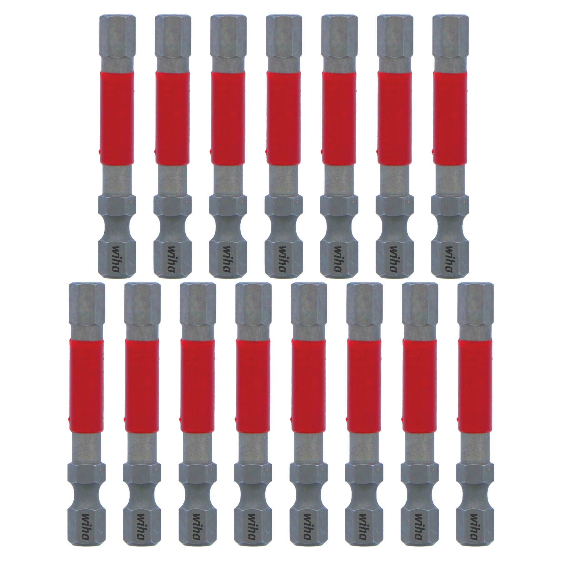Wiha 76666 MaxxTor Impact Bit Hex 6.0mm - 49mm - 15 Pack