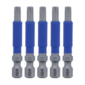 Wiha 70277 TerminatorBlue Impact Bit Torx T25 - 2 Inch - 5 Pack
