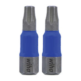 Wiha 70020 TerminatorBlue Impact Bit Torx T25 - 1 Inch - 2 Pack