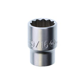 Wiha 33715 12 Point - 3/8 Inch Drive Socket - 9/16"