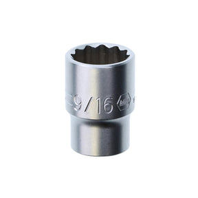 Wiha 33715 12 Point - 3/8 Inch Drive Socket - 9/16"